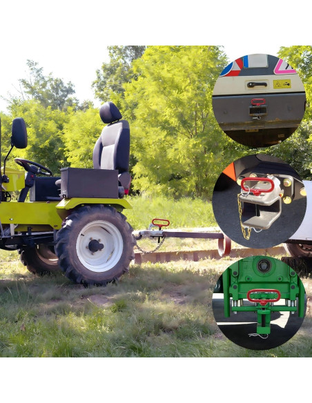 Paquete de 4 pines de remolque Mezchi 1.27 cm x 9.21 cm