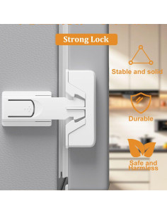 Cerraduras de Refrigerador para Niños KongNai - 2 Pack 2