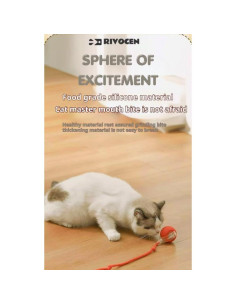 Juguete Interactivo para Gatos y Perros RivOcen Rojo 6.99cm 2