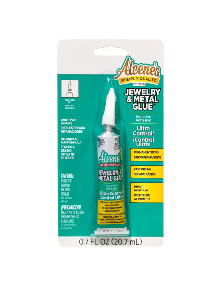 Pegamento para Joyería y Metal Aleene's 21709, 20 g - Adhesivo Impermeable