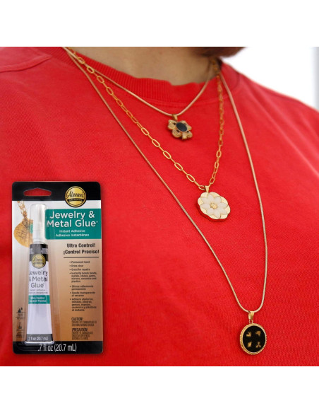 Pegamento para Joyería y Metal Aleene's 21709, 20 g - Adhesivo Impermeable