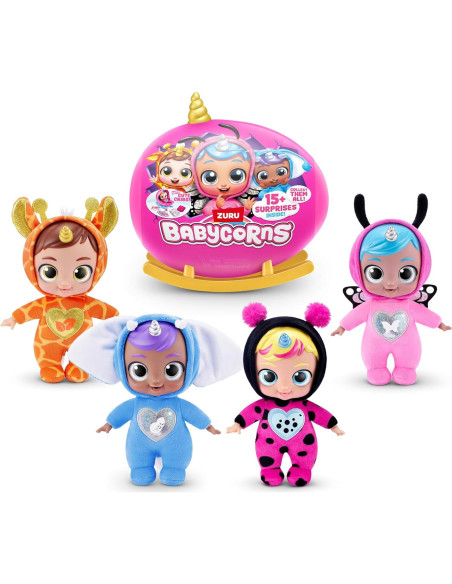 Babycorns Pequeño Elefante ZURU - Muñeca Mágica con Sorpresas