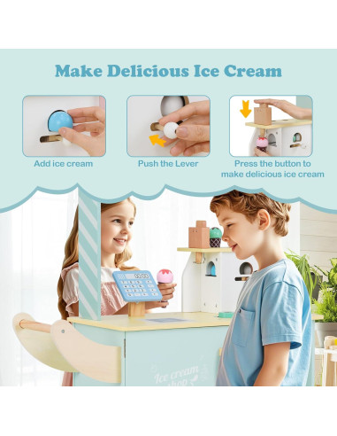 Juguete de Tienda de Comestibles INFANS con 30 Accesorios