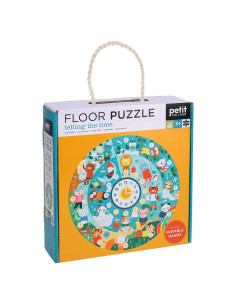 Rompecabezas de Suelo Petit Collage 24 Piezas Aprendiendo Hora