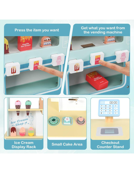 Juguete de Tienda de Comestibles INFANS con 30 Accesorios