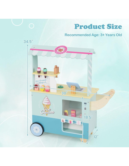 Juguete de Tienda de Comestibles INFANS con 30 Accesorios