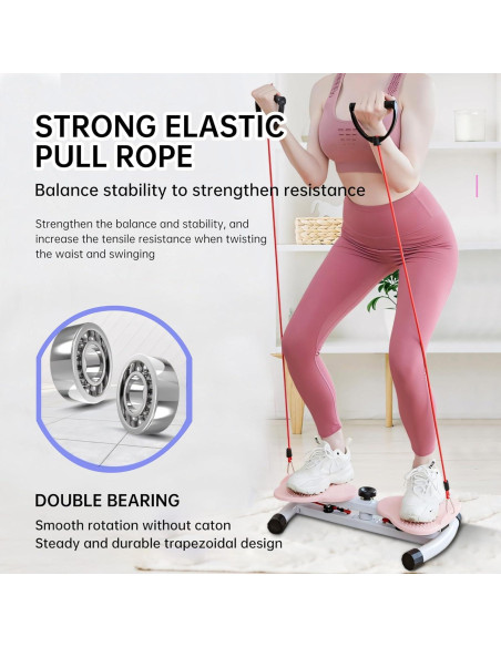 Máquina de Torsión de Cintura Genérico con Bandas de Resistencia