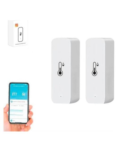 Sensor de Temperatura y Humedad IHSENO Zigbee 2 Unidades