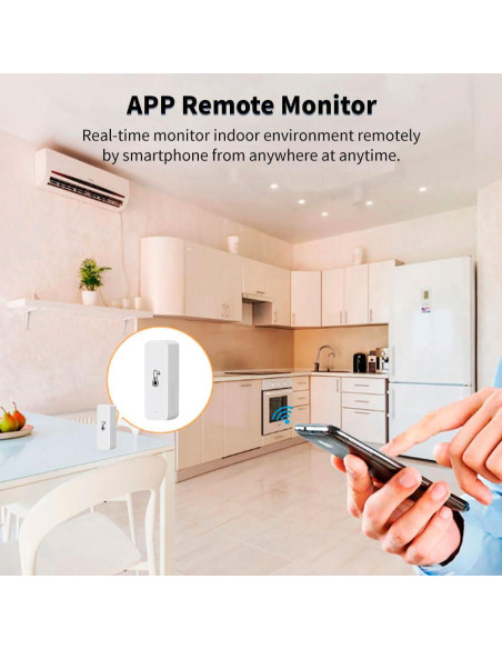 Sensor de Temperatura y Humedad IHSENO Zigbee 2 Unidades