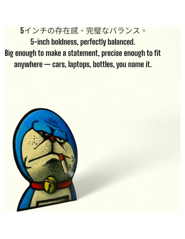 Calcomanía de Auto Doraemon KOZUKI Impermeable Anime