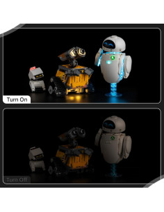 Kit de Luz LED Nitemode para Lego 43279 Wall-E y EVE 2