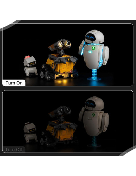Kit de Luz LED Nitemode para Lego 43279 Wall-E y EVE