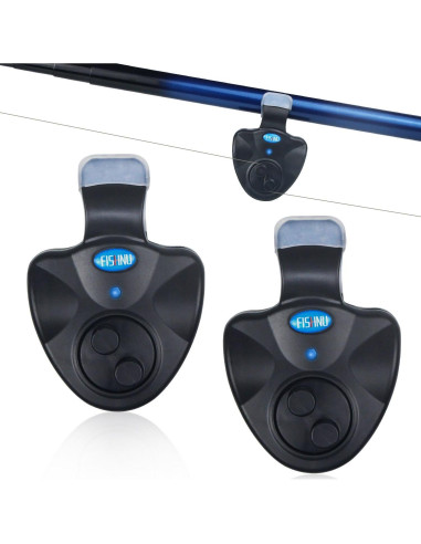 Alarma de Mordida de Pesca FISHNU - Portátil, Resistente al Clima, LED