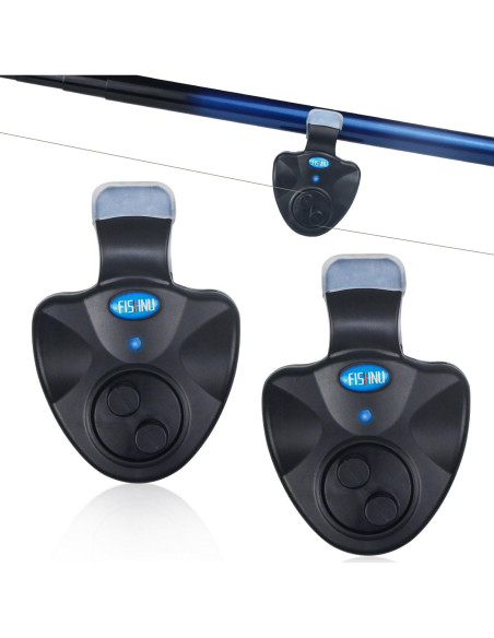 Alarma de Mordida de Pesca FISHNU - Portátil, Resistente al Clima, LED