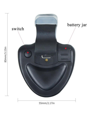 Alarma de Mordida de Pesca FISHNU - Portátil, Resistente al Clima, LED
