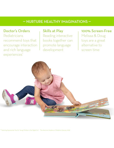 Libro Infantil Interactivo Melissa & Doug - Poke-A-Dot Safari