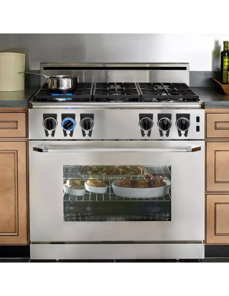 6 Cerraduras de Perilla de Estufa de Gas Seguridad Bebés Silicona