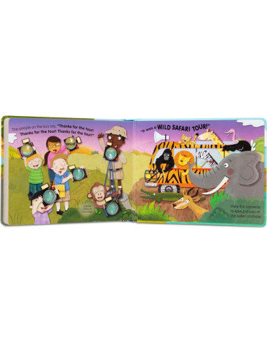 Libro Infantil Interactivo Melissa & Doug - Poke-A-Dot Safari