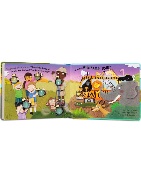 Libro Infantil Interactivo Melissa & Doug - Poke-A-Dot Safari
