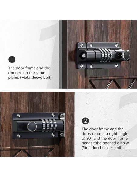 Cerrojo de Combinación Kitmose IVUS000763 Resistente al Óxido