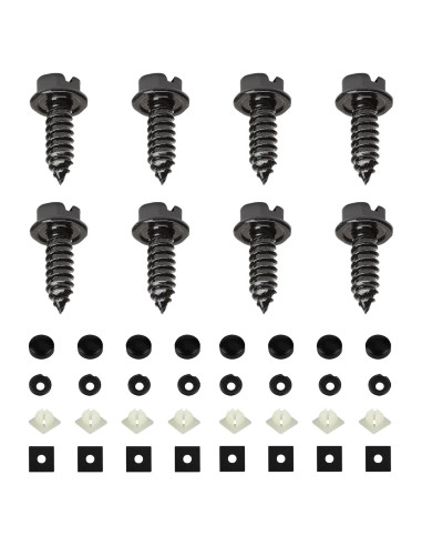 Kit de Tornillos Autoperforantes Ohleats para Placa de Matrícula 8 PCS