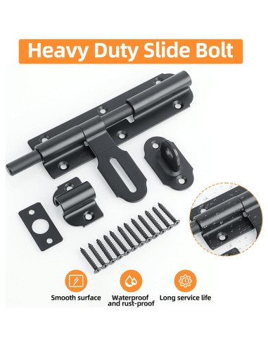 Pestillo de Puerta Alise MCX1000B-6C Acero Inoxidable 15.24 cm