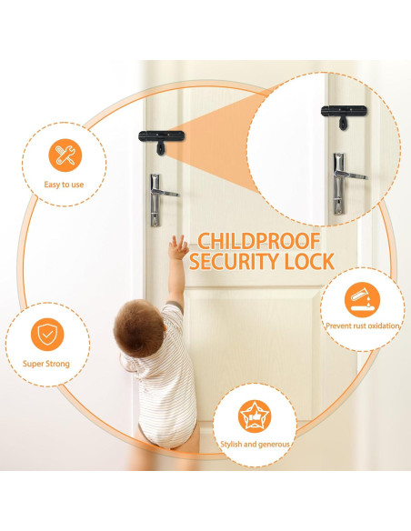 Pestillo de Puerta Alise MCX1000B-6C Acero Inoxidable 15.24 cm