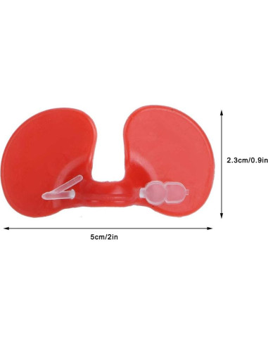 500 Gafas Anti-Picoteo para Pollos ChengyuWei 5x2.3cm
