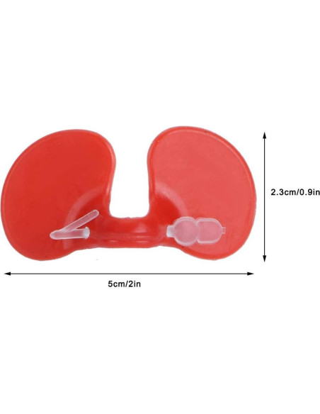 500 Gafas Anti-Picoteo para Pollos ChengyuWei 5x2.3cm