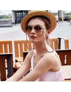 Cadenas de Gafas Elegantes Boao - 10 Piezas con Perlas y Ganchos 2