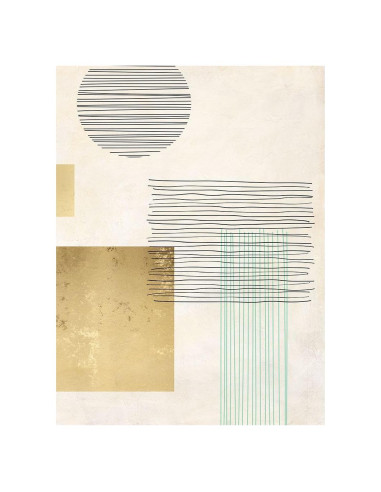 Impresión de Arte Fino Sayaka Miko Líneas y Formas III 30x22cm