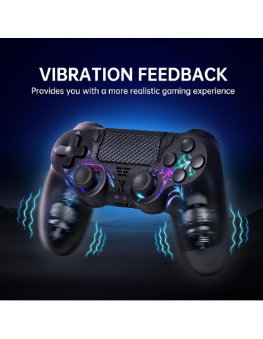 Controlador Inalámbrico Mone SpiderX W-200 para PS4/PC RGB