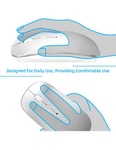Ratón Inalámbrico Vxeei Doble Modo Bluetooth 5.2 y USB 2.4GHz 2