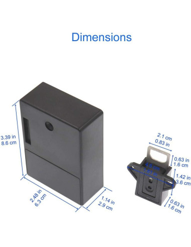 Cerradura Electrónica RFID ETEKJOY para Armarios de Madera
