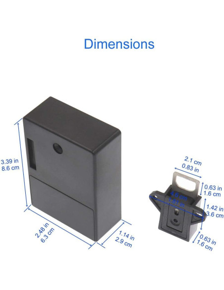 Cerradura Electrónica RFID ETEKJOY para Armarios de Madera
