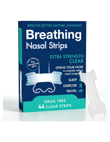 Tiras Nasales Hipoalergénicas xueyang - Alivio Congestión y Ronquidos - 44 Unidades