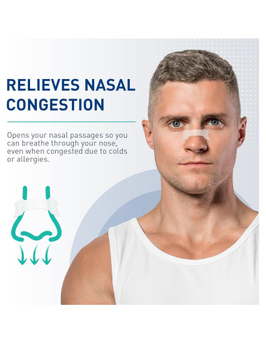 Tiras Nasales Hipoalergénicas xueyang - Alivio Congestión y Ronquidos - 44 Unidades