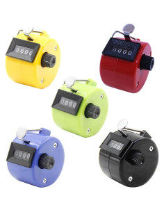 Contador de Tally Manual 4 Dígitos HwdjiSW - Rojo 2