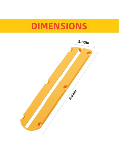2 Placas de Corte 146726-02 Lrcipru para Sierra Inglete DeWalt 2