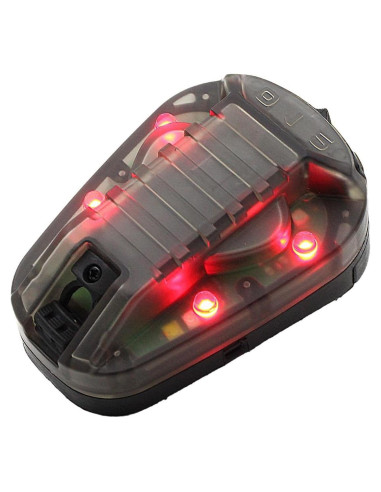 Luz de señal LED para casco táctico DLXARSOT roja