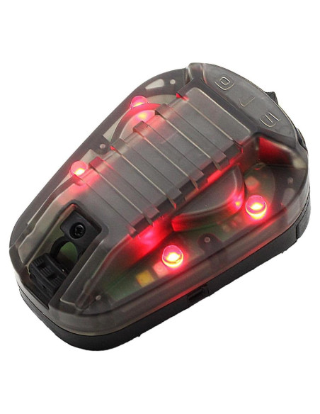 Luz de señal LED para casco táctico DLXARSOT roja