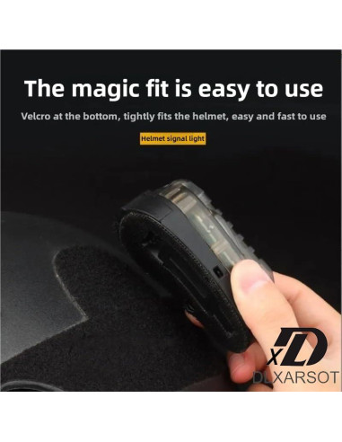 Luz de señal LED para casco táctico DLXARSOT roja