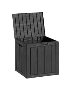 Caja de Almacenamiento Exterior Yardgrace 30 Galones Negra