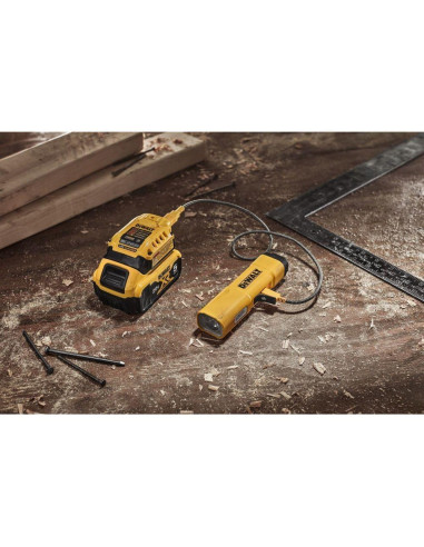 Linterna LED Recargable DEWALT DCL183, 1000 Lúmenes, USB-C