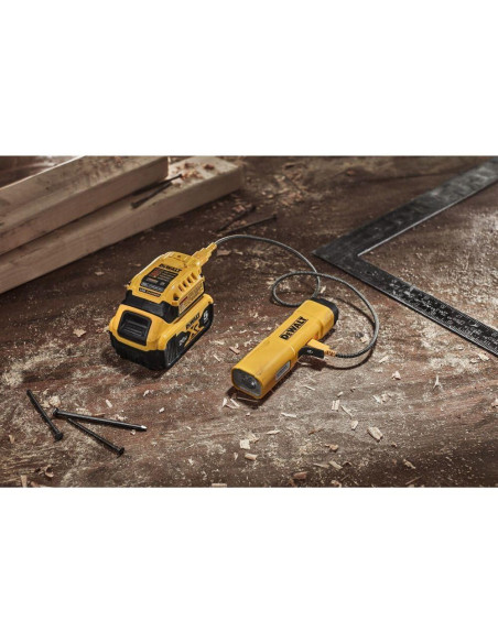 Linterna LED Recargable DEWALT DCL183, 1000 Lúmenes, USB-C