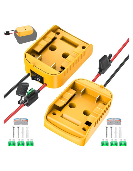 Adaptador de Batería Dewalt 20V TANHEYIN - Kit de Conversión 2 Pcs