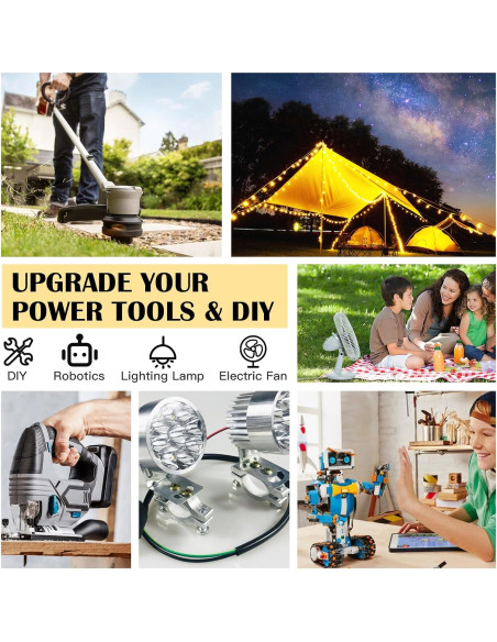 Adaptador de Batería Dewalt 20V TANHEYIN - Kit de Conversión 2 Pcs