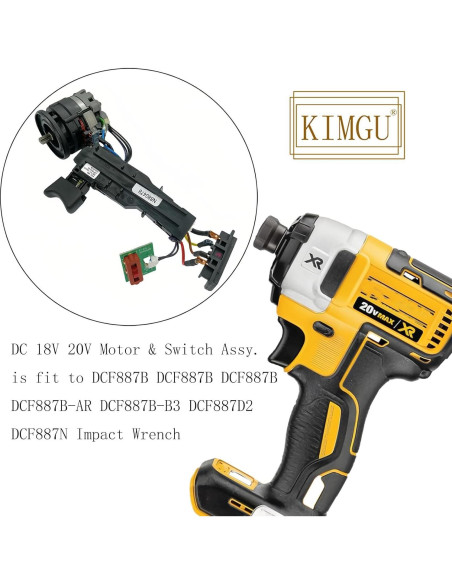 Interruptor de Reemplazo KIMGU N442102 para Dewalt 20V