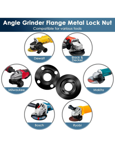 Kit de Accesorios para Amoladora Angular Gegraterwa 9 Piezas