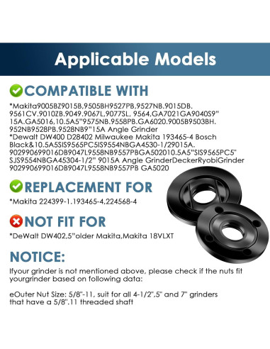 Kit de Accesorios para Amoladora Angular Gegraterwa 9 Piezas